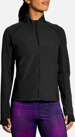 BROOKS Women’s Fusion Hybrid Jacket (001 - Black) -Brooks Store 827161FE 5FB8 442D 82A2 BC8439095938
