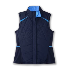 BROOKS Women’s Shield Hybrid Vest (491 - Navy/Blue Bolt)