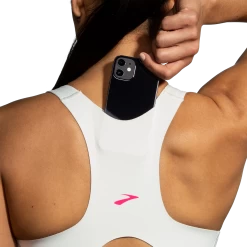 BROOKS Women's Drive 3 Pocket Run Bra (357 - Mint Mix) -Brooks Store 8A2AFF42 BDC3 4B74 9ACF E6BBB2790753