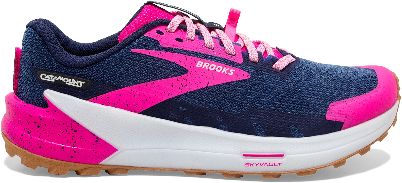 BROOKS Women’s Catamount 2 (425 - Peacoat/Pink/Biscuit) 1 BROOKS Women’s Catamount 2 (425 - Peacoat/Pink/Biscuit)