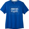 BROOKS Men’s Brave Like Gabe Distance Graphic Tee (471 - Heather Bluetiful)