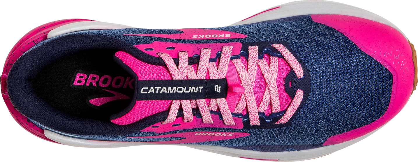 BROOKS Women’s Catamount 2 (425 - Peacoat/Pink/Biscuit) 5 BROOKS Women’s Catamount 2 (425 - Peacoat/Pink/Biscuit) - Image 5
