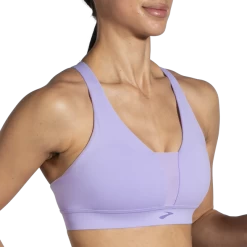 BROOKS Women's Drive Plunge Run Bra (554 - Violet Dash) -Brooks Store A697EF19 5048 40A8 940B 2CAE4316EFB9