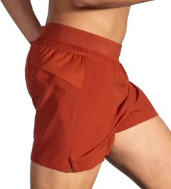 BROOKS Men's Sherpa 5" Short (644 - Red Clay) -Brooks Store A7B8B393 F091 450D A766 70B946EC325F