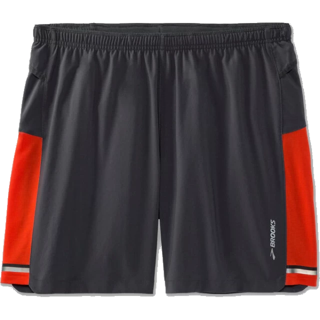 BROOKS Men’s Sherpa 7” 2-IN-1 Short (076 - Asphalt/lava) 1 BROOKS Men’s Sherpa 7” 2-IN-1 Short (076 - Asphalt/lava)