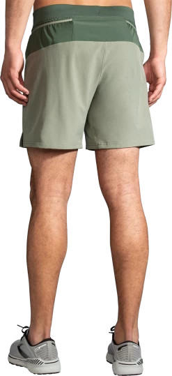 BROOKS Men's Sherpa 7" 2-in-1 Short (315 - Pebble/Dark Pebble) -Brooks Store BCC2A12F 0CCF 4A58 8872 30C21B8FC3BA