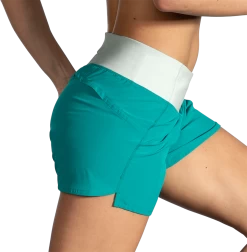 BROOKS Women's Chaser 5" Short (347 - Nile Green/Cool Mint) -Brooks Store C1198BB8 C314 4ACC 9369 62176B53293A