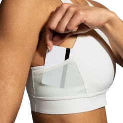 BROOKS Women's Drive 3 Pocket Run Bra (357 - Mint Mix) -Brooks Store C240BE33 001A 4FF4 A8BF C98B4C2C069A