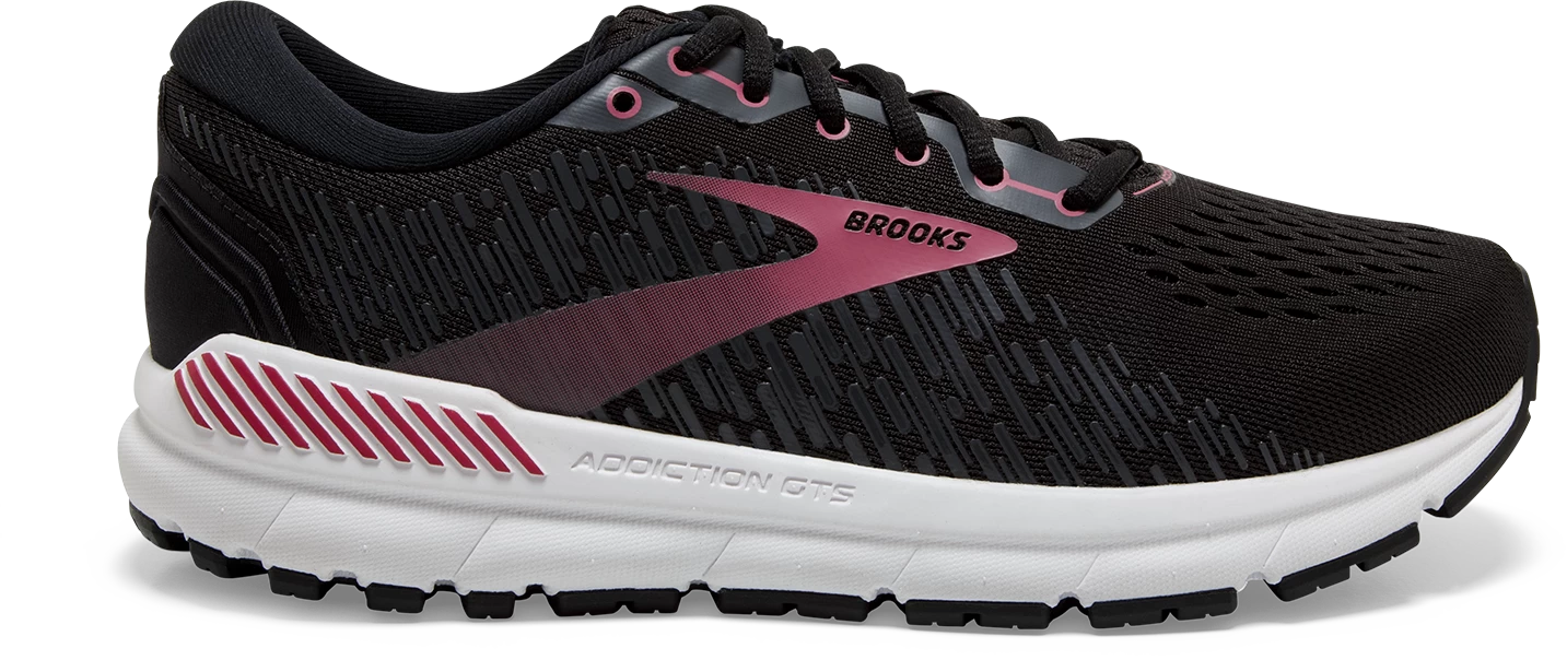 BROOKS Women’s Addiction GTS 15 (088 - Black/Ebony/Mauvewood) 1 BROOKS Women’s Addiction GTS 15 (088 - Black/Ebony/Mauvewood)