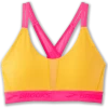 BROOKS Women's Drive Plunge Bra 2.0 (889 - Sun Glow/Hyper Pink)