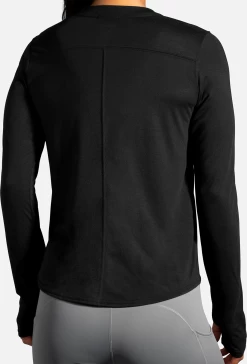 BROOKS Women’s Distance Long Sleeve (001 - Black) -Brooks Store CEE19315 ADB5 4E21 B1D7 FFC1F0582911
