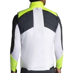 BROOKS Men’s Run Visible Insulated Vest (134 - White/Asphalt/Nightlife) -Brooks Store DA782951 8B24 4C50 B37B B77FE11A1795