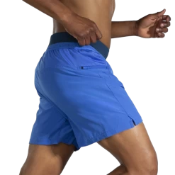 BROOKS Men's Sherpa 7" 2-in-1 Short (435 - Bluetiful/Indigo Rush) -Brooks Store DAE292CE 5FFC 41A2 A0A3 D4A81AC18483