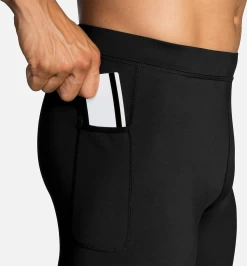 BROOKS Men's Source Tight (001 - Black) -Brooks Store E2E7B6E2 B845 422C A1CC 077A5CD0F24C
