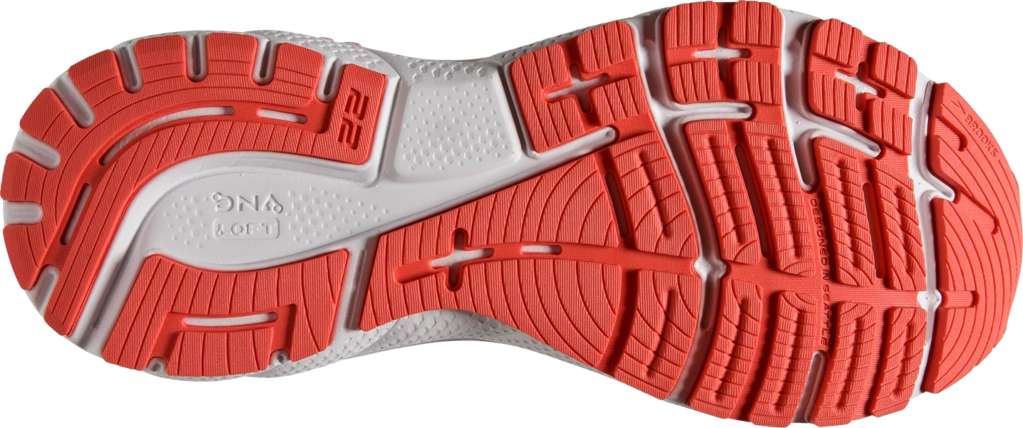 BROOKS Women’s Adrenaline GTS 22 (680 - Coral/Latigo Bay/White) 6 BROOKS Women’s Adrenaline GTS 22 (680 - Coral/Latigo Bay/White) - Image 6