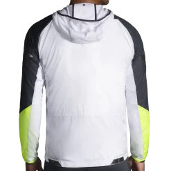 BROOKS Men’s Run Visible Convertible Jacket (134 - White/Asphalt/Nightlife) -Brooks Store F86F319D 84C7 4CFD A1F7 8D6ADD5697F3