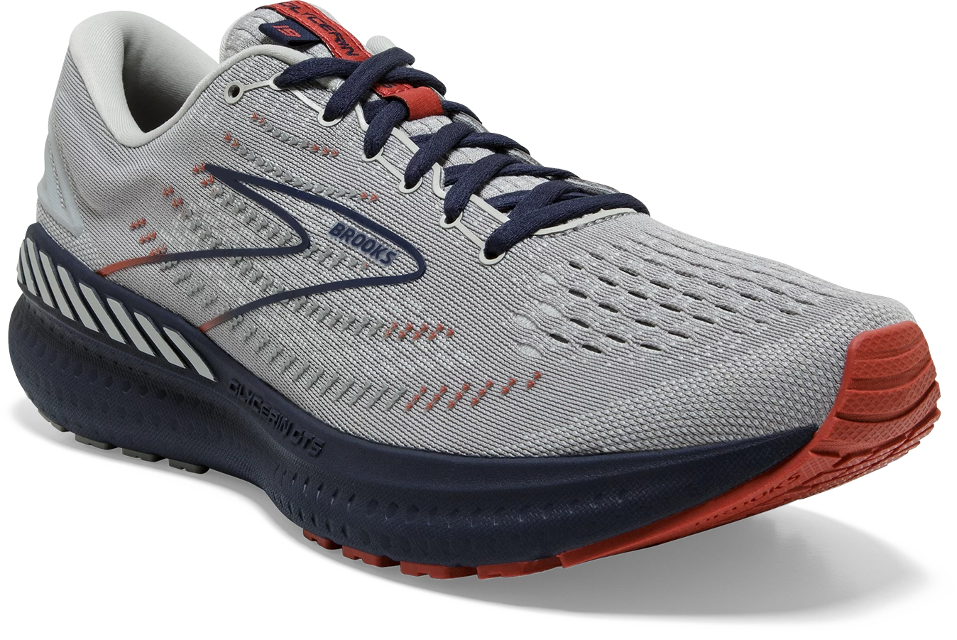 BROOKS Men's Glycerin GTS 19 (002 - Grey/Alloy/Peacoat) 3 BROOKS Men's Glycerin GTS 19 (002 - Grey/Alloy/Peacoat) - Image 3