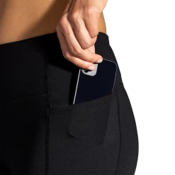 BROOKS Women's Moment 5" Running Short Tight (001 - Black) -Brooks Store FBBC9733 0621 4924 AFE9 C8904D8AB2B4