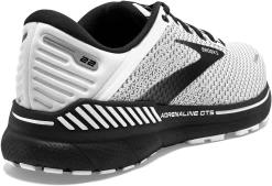 BROOKS Women's Adrenaline GTS 22 (135 - White/Grey/Black) -Brooks Store FCF1E689 AABF 4D30 8775 3175BCE41D40