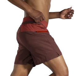BROOKS Men's Sherpa 7" 2-in-1 Short (223 - Run Raisin/Copper) -Brooks Store image 18443224 7ad6 4039 b0fe e3f9d2108f0f