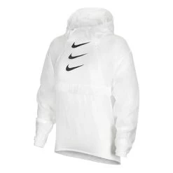 BROOKS Women's Run Division Packable Jacket (100 - White/Black)